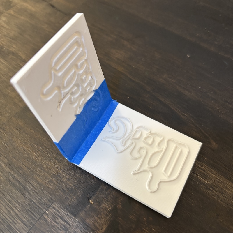 3D printed embosser plates